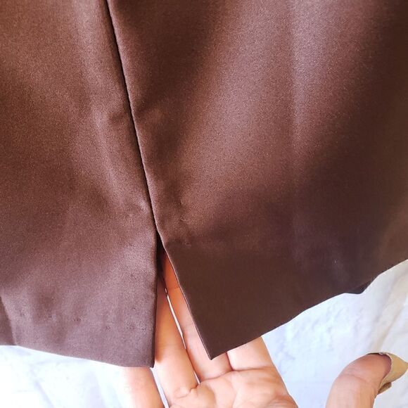 SCOTT/JESSICA MCCLINTOCK Satin Strapless Formal Dress - Picture 7 of 10